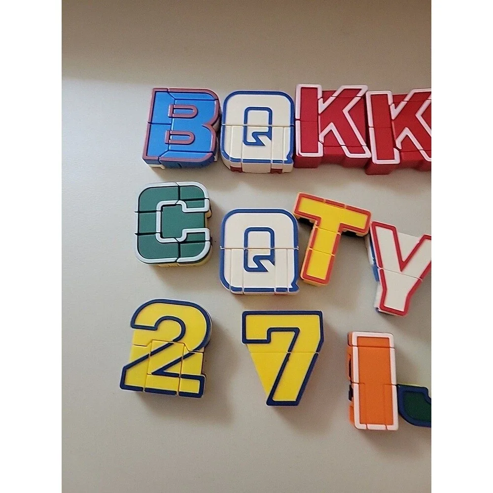Alpha Bots Transforming‎ Robot Alphabet Letters Set Replacements Not Complete